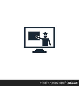 Computer-based training creative icon from Vector Image