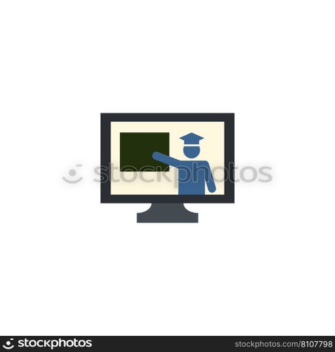 Computer-based training creative icon from Vector Image