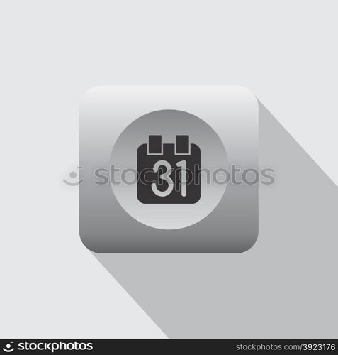 computer calendar icon theme vector art illustration. calendar icon