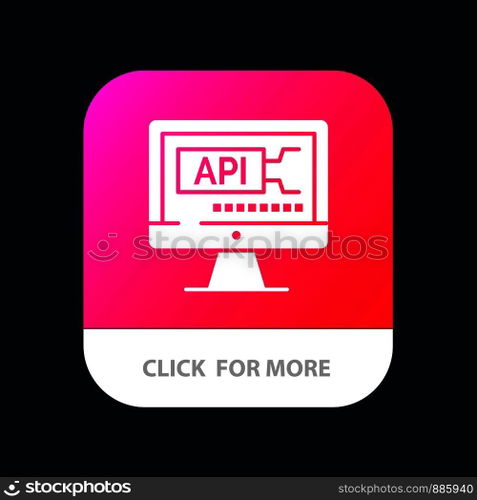Computer, Code, Coding, Education Mobile App Icon Design