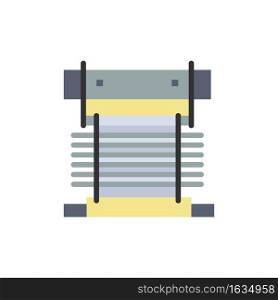 Computer, Cooler, Cooling, Cpu, Fan  Flat Color Icon. Vector icon banner Template