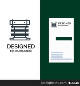 Computer, Cooler, Cooling, Cpu, Fan Grey Logo Design and Business Card Template
