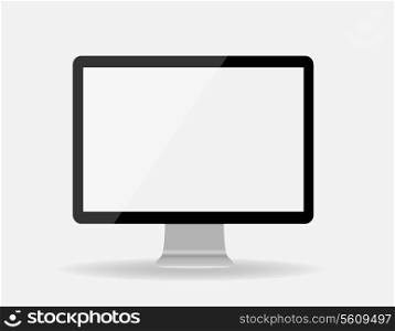 Computer Display Vector Illustration