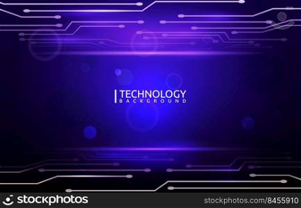 Computer Electronic Circuit Abstract Modern Technology Background