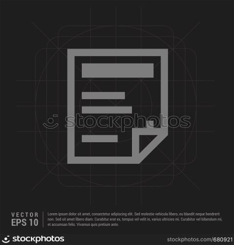 Computer Files Icons - Black Creative Background - Free vector icon