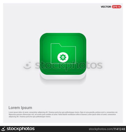 Computer Folder IconGreen Web Button - Free vector icon