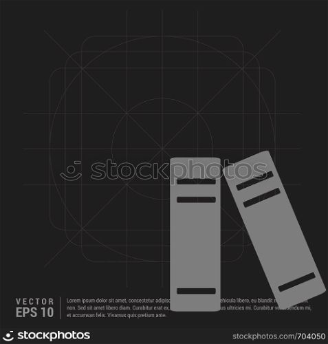 Computer icon - Black Creative Background - Free vector icon