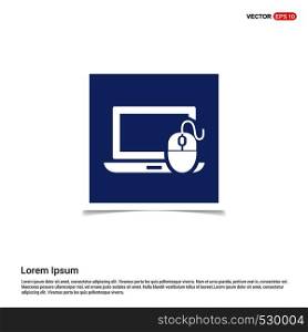 Computer Icon - Blue photo Frame