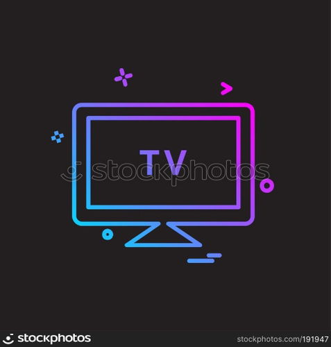 Computer icon design vector