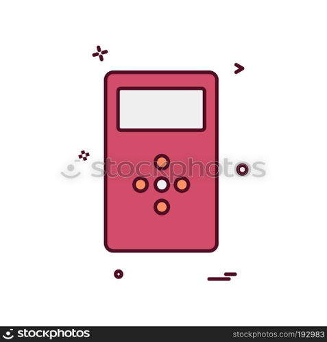 Computer icon design vector