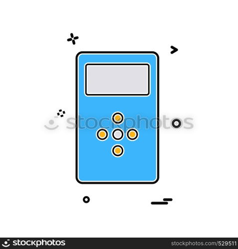 Computer icon design vector