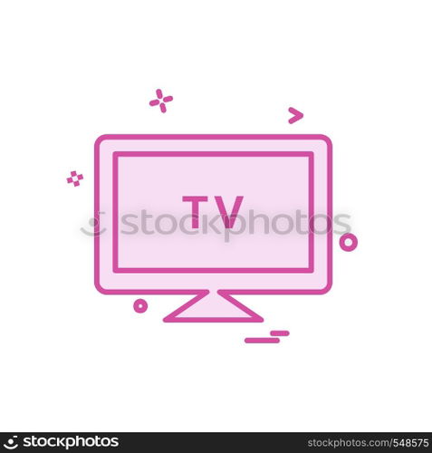 Computer icon design vector