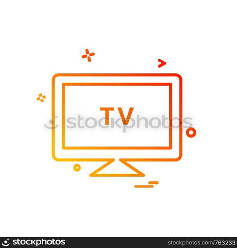 Computer icon design vector