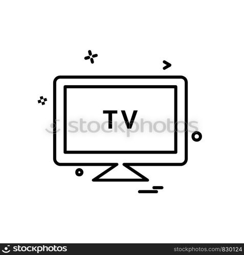 Computer icon design vector