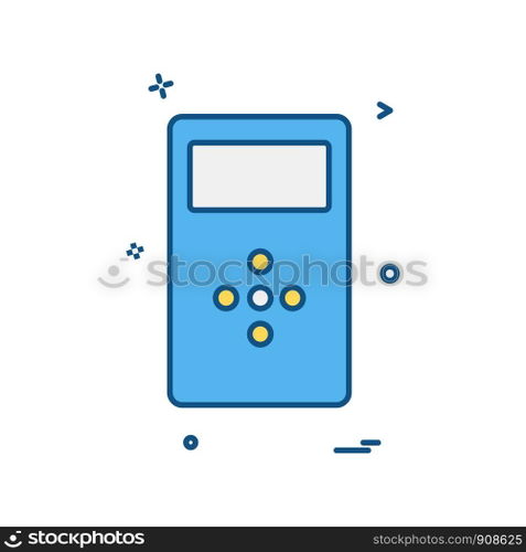 Computer icon design vector