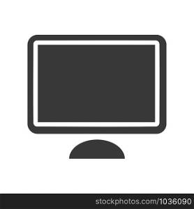 Computer icon in simple vector format