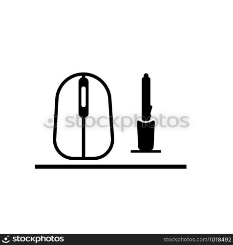 computer icon Vector Illustration design Logo template