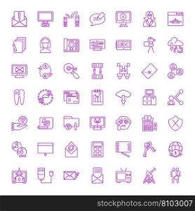 Computer icons Royalty Free Vector Image