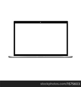 Computer monitor, smartphone, laptop and tablet pc design. Mobile phone smart digital device set icon - vector