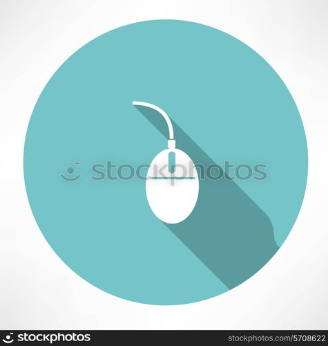 computer mouse icon. Flat modern style vector illustration