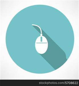 computer mouse icon. Flat modern style vector illustration