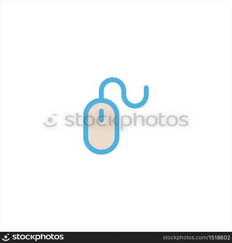 computer mouse icon flat vector logo design trendy illustration signage symbol graphic simple