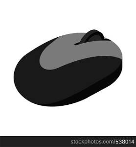 Computer mouse icon in cartoon style isolated on white background. Computer mouse icon, cartoon style