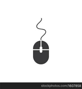 Computer mouse icon vector flat design