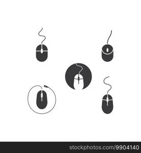 Computer mouse icon vector flat design