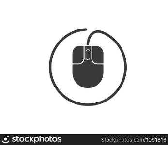 computer mouse icon vector illustration design template