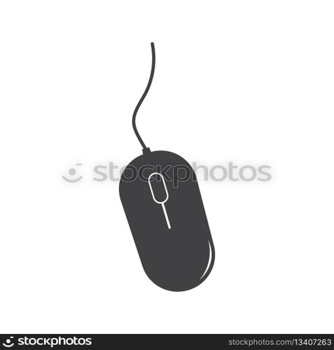 Computer mouse icon vector template