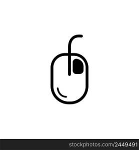 Computer mouse icon vector template design 