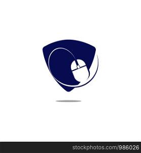 Computer mouse logo design. Fast Cursor logo designs concept.