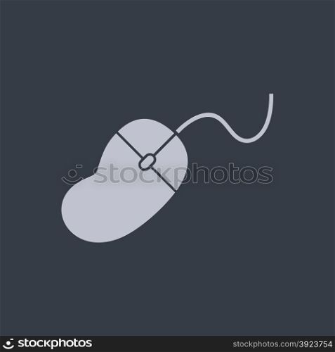computer mouse theme vector art graphic illustration. computer mouse