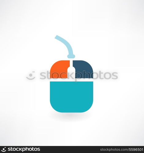 Computer mouse vector icon