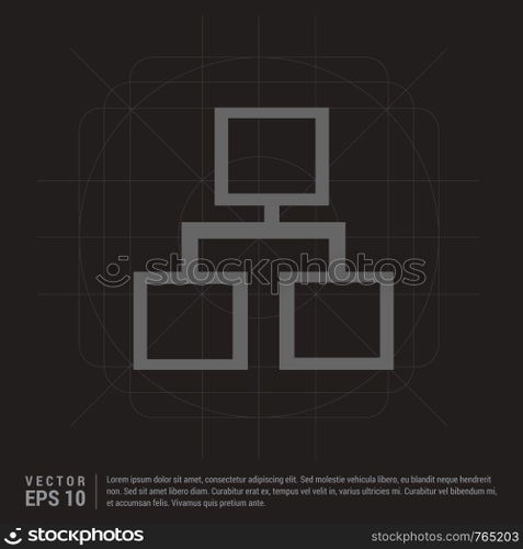 Computer network icon