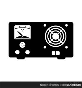 Computer power supply icon,logo illustration design template