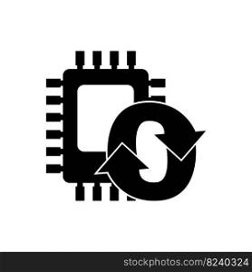computer RAM icon. vector illustration symbol design