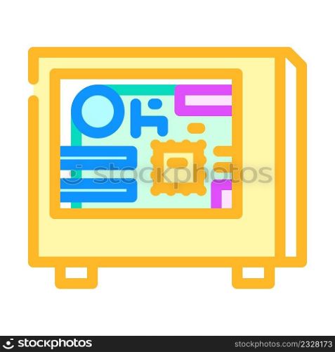 computer system color icon vector. computer system sign. isolated symbol illustration. computer system color icon vector illustration