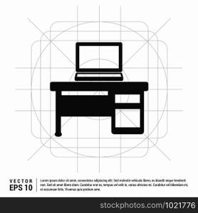 Computer Table Icon