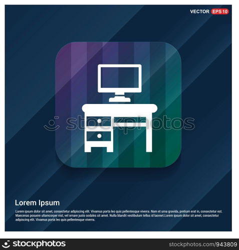 Computer Table Icon