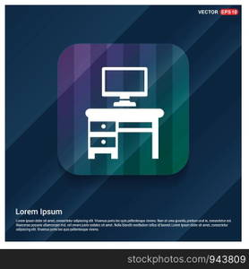 Computer Table Icon