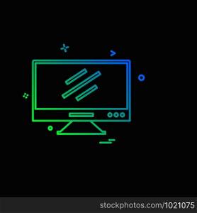 Computer Technology icon design vector
