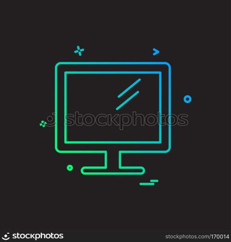 Computer Technology icon design vector