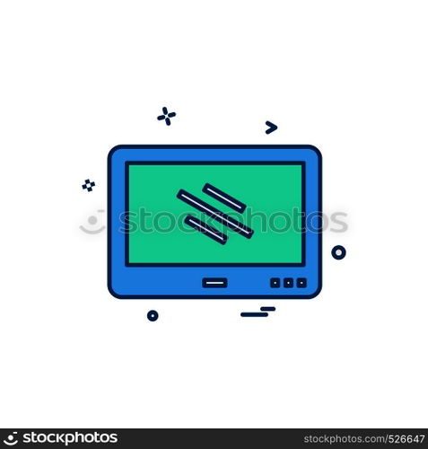 Computer Technology icon design vector