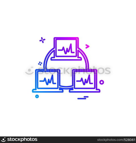 Computer Technology icon design vector