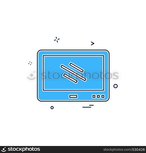 Computer Technology icon design vector