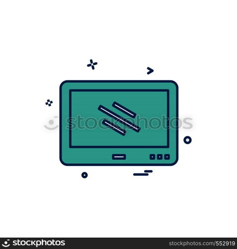 Computer Technology icon design vector