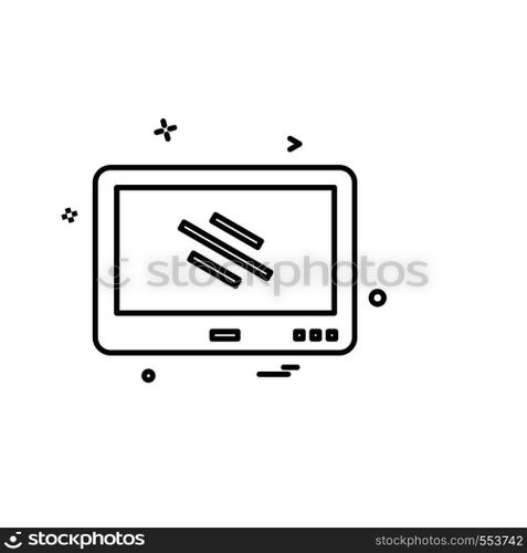 Computer Technology icon design vector