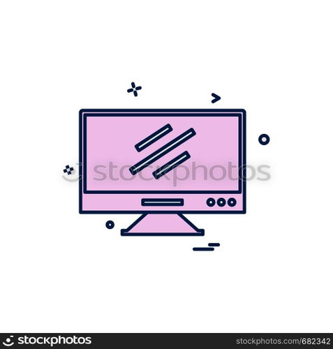 Computer Technology icon design vector